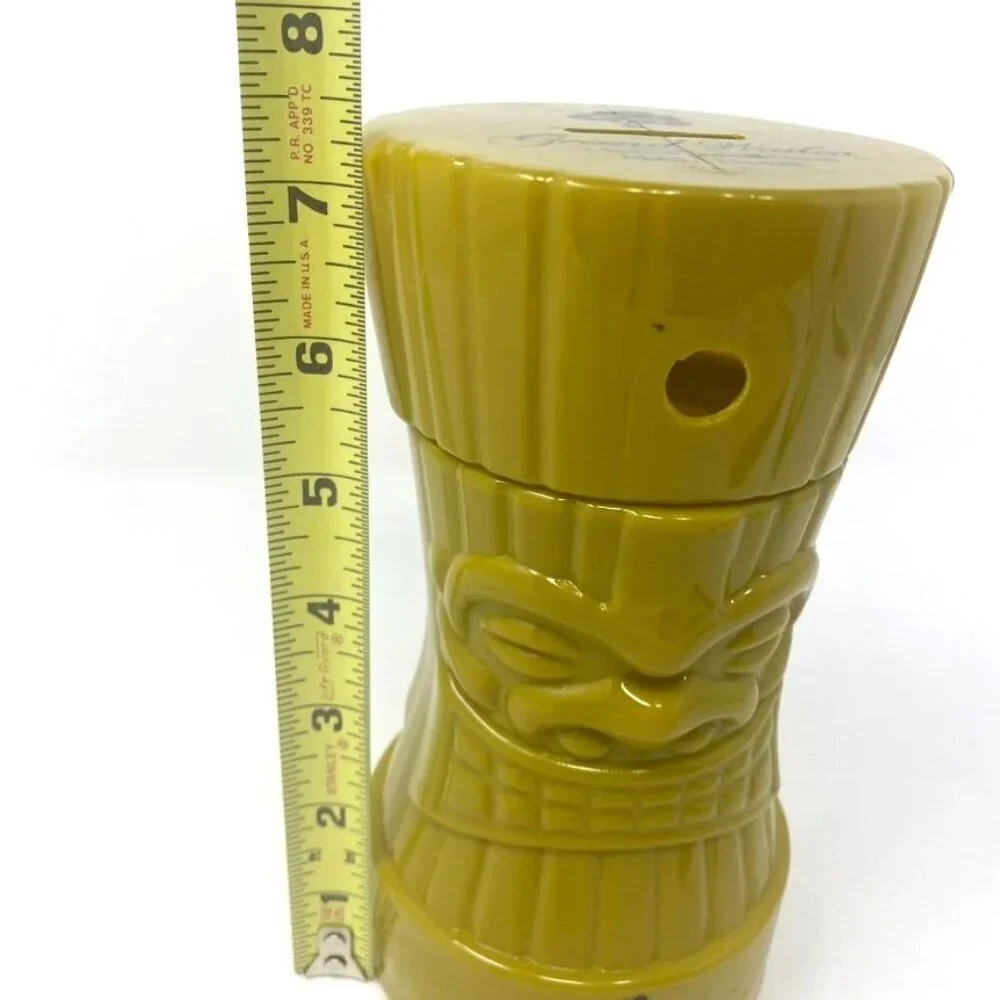 Grand Wailea Maui Tiki Cup Bank Hawaiian Souvenir Tropical Luau Novelty